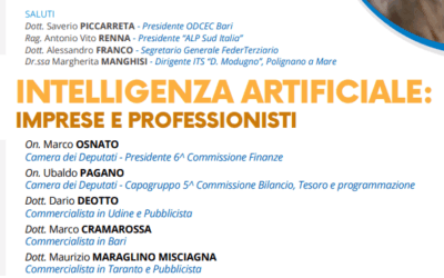 Aggiornamenti intelligenza artificiale – Imprese e professionisti: