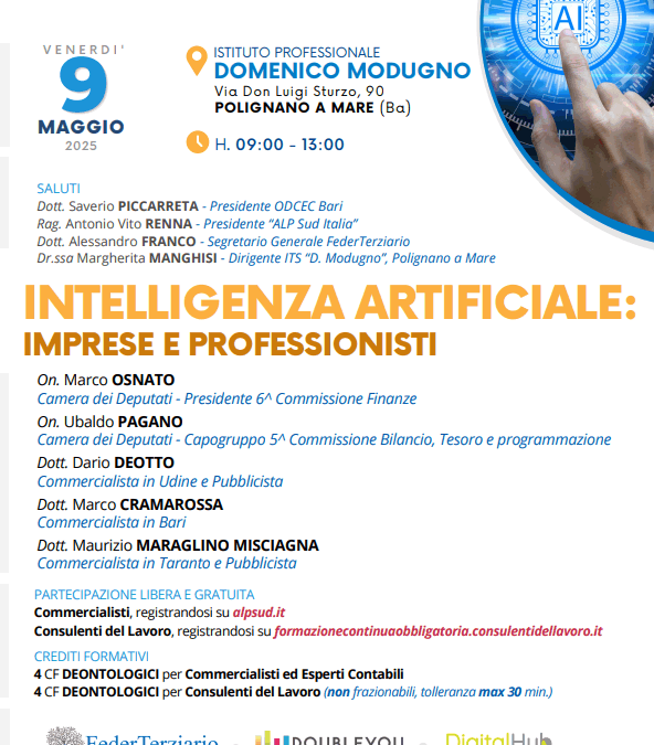 Aggiornamenti intelligenza artificiale – Imprese e professionisti: