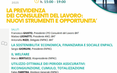 Previdenza dei Consulenti del Lavoro – Nuovi strumenti e opportunità